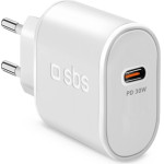 SBS Travel Charger Pd 30W White - (TETR1CPD30)