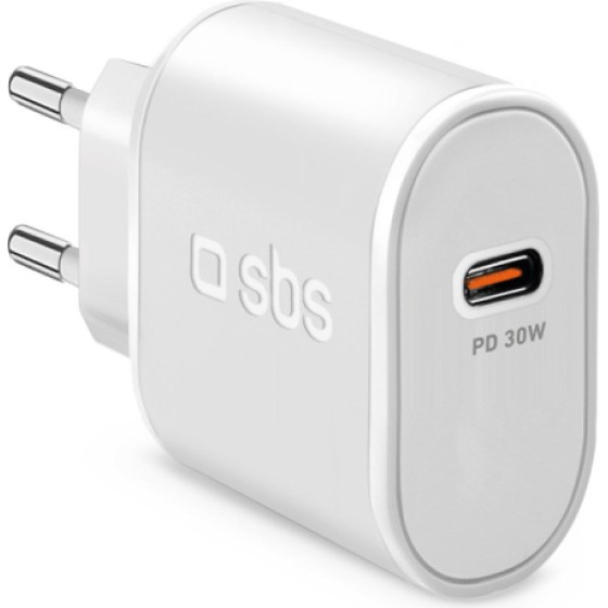 SBS Travel Charger Pd 30W White - (TETR1CPD30)