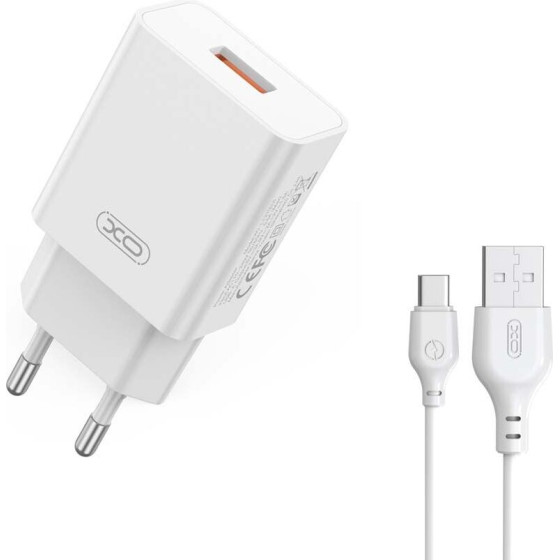 XO L127 USB-A QC18W ��������� �������� �������� �� Type-C �������
