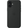 Apple Iphone 16 Plus Silicone Case With Magsafe Black - (MYY93ZMA)