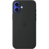 Apple Iphone 16 Plus Silicone Case With Magsafe Black - (MYY93ZMA)