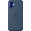 Apple Iphone 16 Plus Silicone Case With Magsafe Denim - (MYYA3ZMA)