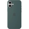 Apple Iphone 16 Plus Silicone Case With Magsafe Lake Green - (MYYH3ZMA)