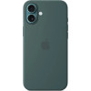 Apple Iphone 16 Plus Silicone Case With Magsafe Lake Green - (MYYH3ZMA)