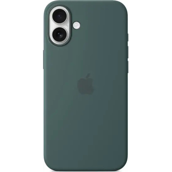 Apple Iphone 16 Plus Silicone Case With Magsafe Lake Green - (MYYH3ZMA)