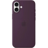 Apple Iphone 16 Plus Silicone Case With Magsafe Plum - (MYYD3ZMA)