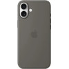 Apple Iphone 16 Plus Silicone Case With Magsafe Stone Gray - (MYYC3ZMA)