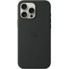 Apple Iphone 16 Pro Max Silicone Case With Magsafe Black - (MYYT3ZMA)