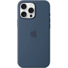Apple Iphone 16 Pro Max Silicone Case With Magsafe Denim - (MYYU3ZMA)