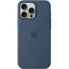 Apple Iphone 16 Pro Max Silicone Case With Magsafe Denim - (MYYU3ZMA)