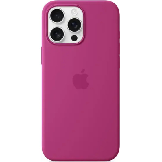 Apple Iphone 16 Pro Max Silicone Case With Magsafe Fuchsia - (MYYX3ZMA)