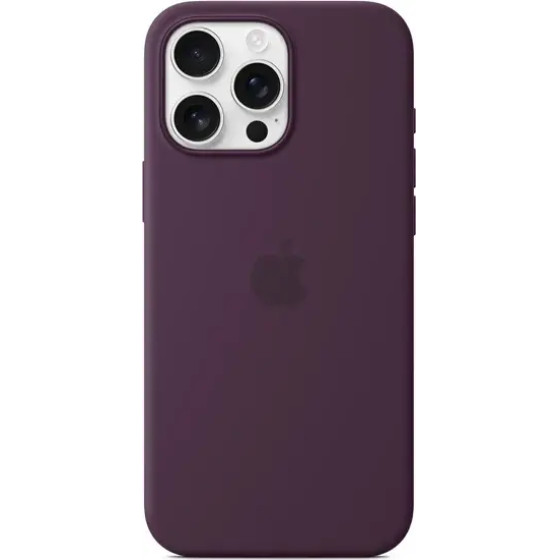 Apple Iphone 16 Pro Max Silicone Case With Magsafe Plum - (MYYW3ZMA)