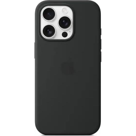 Apple Iphone 16 Pro Silicone Case With Magsafe Black - (MYYJ3ZMA)