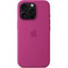 Apple Iphone 16 Pro Silicone Case With Magsafe Fuchsia - (MYYN3ZMA)