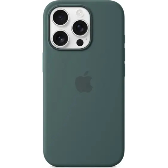 Apple Iphone 16 Pro Silicone Case With Magsafe Lake Green - (MYYR3ZMA)
