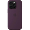Apple Iphone 16 Pro Silicone Case With Magsafe Plum - (MYYM3ZMA)