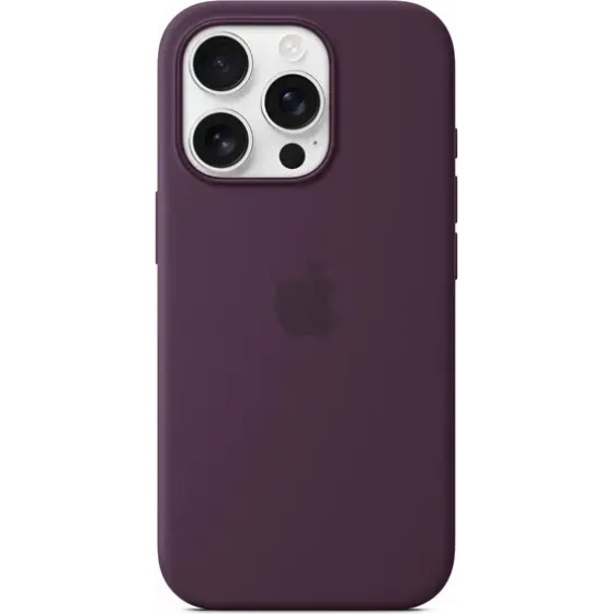 Apple Iphone 16 Pro Silicone Case With Magsafe Plum - (MYYM3ZMA)