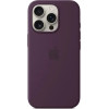 Apple Iphone 16 Pro Silicone Case With Magsafe Plum - (MYYM3ZMA)