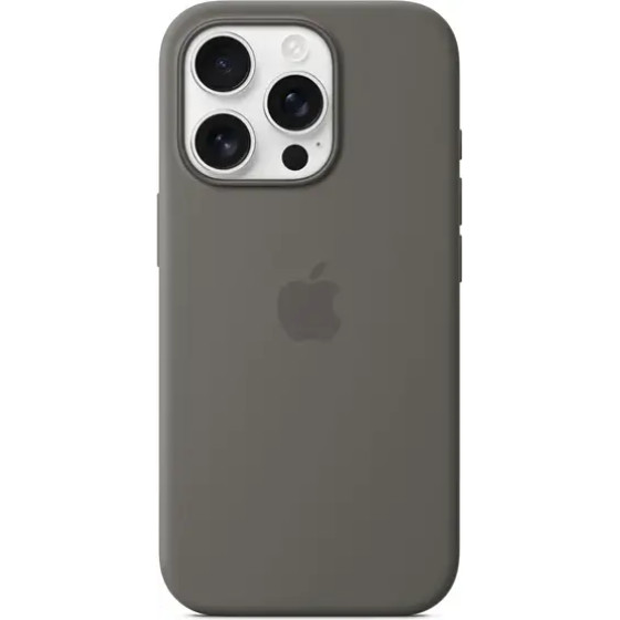 Apple Iphone 16 Pro Silicone Case With Magsafe Stone Gray - (MYYL3ZMA)