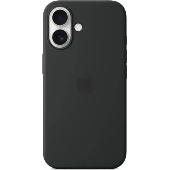 Apple Iphone 16 Silicone Case With Magsafe Black - (MYY13ZMA)
