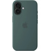 Apple Iphone 16 Silicone Case With Magsafe Lake Green - (MYY83ZMA)