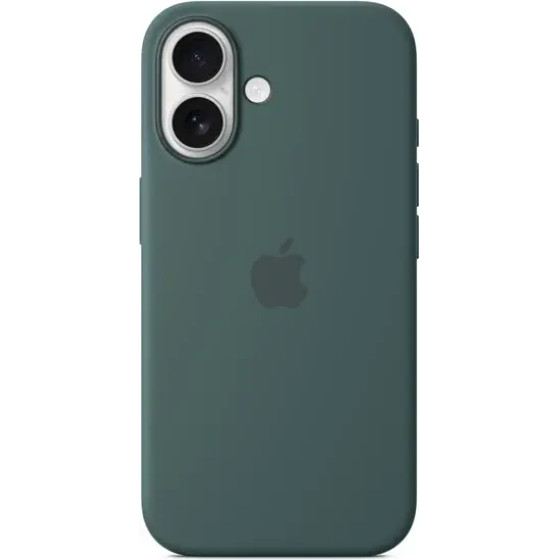 Apple Iphone 16 Silicone Case With Magsafe Lake Green - (MYY83ZMA)