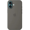 Apple Iphone 16 Silicone Case With Magsafe Stone Gray - (MYY33ZMA)