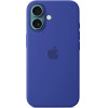 Apple Iphone 16 Silicone Case With Magsafe Ultramarine - (MYY63ZMA)