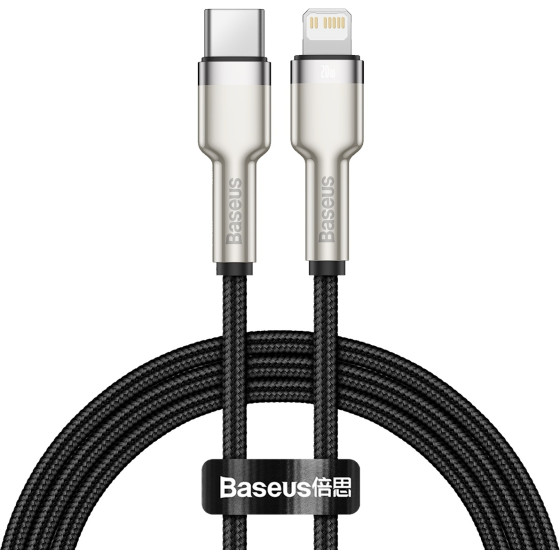 Baseus ������� �������� Cafule Metal Pd Type C �� Lightning 20W 1m ����� - (CATLJK-A01)