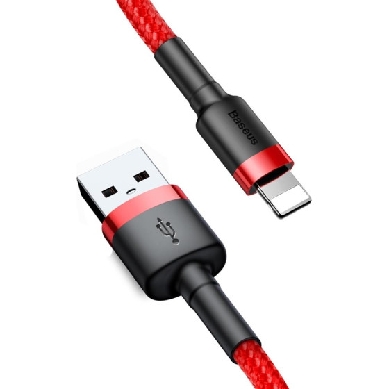 Baseus ������� �������� Cafule USB-A �� Lightning 1,5A 3m ������� - (CALKLF-R09)