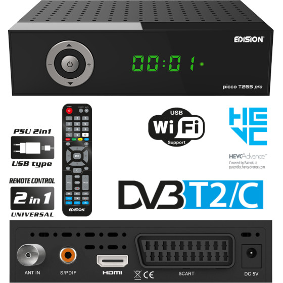 Edision Picco T265 Pro HD