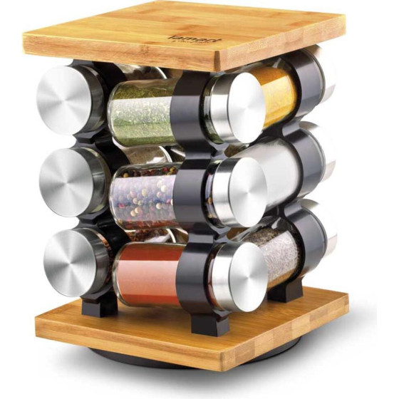 Lamart Set 12PCs Spice Jars Gusto - (LT7010)