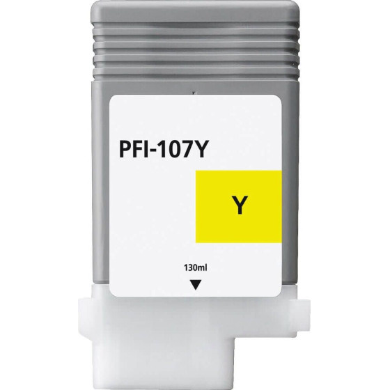 Ink Cartridge Yellow Replaces Canon 6708B001, PFI107Y OEM - (PFI-107Y_IC)