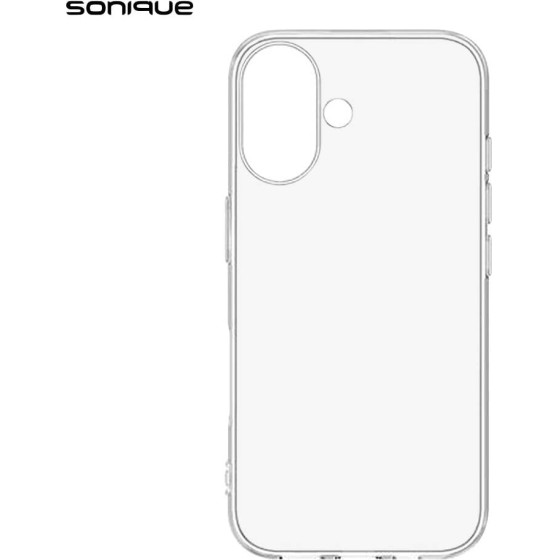 Sonique ���� ��������� Crystal Clear Apple (Big Hole) Iphone 16 �������