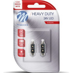 M-Tech �������� ����������� C5W 24V SV8,5 36mm 2xHp Led ����� Heavy Duty Blister - 2 ���. - (LB9813W)