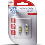 M-Tech �������� ����������� C5W 24V SV8,5 36mm 9xSMD5630 Led ����� Heavy Duty Blister - 2 ���. - (LB9815W)