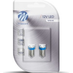 M-Tech �������� T4W 12V 0,24W BA9s (������) Led 4xSMD2835 ���� Blister - 2 ���. - (LB009B)