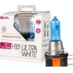 M-Tech ������ H15 12V 55/15W Powertec Ultra White (Up To 5.000k)Mtech - 2 ���. - (PTZUWH15-DUO)