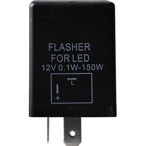 M-Tech Led Flasher (��������) 12V 0,1-150W 2 ������ (L+-) Mtech - 1 ���. - (RE105)