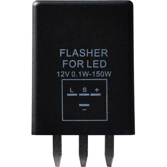 M-Tech Led Flasher (��������) 12V 0,1-150W 4 ������ (L+-) Mtech - 1 ���. - (RE104)
