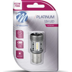 M-Tech P21W 12/24V BA15s 12xSMD3030 Led CAN-Bus ����� Platinium Blister 1��� - (LB851W-01B)