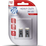 M-Tech T10 W5W 24V W2.1x9.5d 4xSMD2835 Led CAN-Bus ����� Heavy Duty Blister - 2 ���. - (LB9329W)