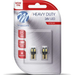 M-Tech T10 W5W 24V W2.1x9.5d 4xSMD5630 Led CAN-Bus ����� Heavy Duty Blister - 2 ���. - (LB9806W)