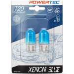 M-Tech W21/5W (T20) 12V Powertec Xenon Blue - 2 ���. - (PTZXB46-02B-DUO)