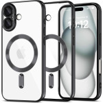 Tech-Protect Magflex Case Iphone 16 Shiny Black Backcover - (TPMFIP16SB)