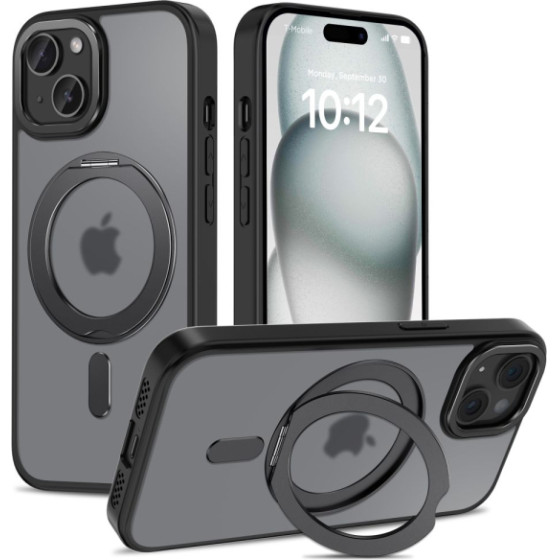 Tech-Protect Magring Case Iphone 15 Matte Black Backcover - (TPMRIP15MB)