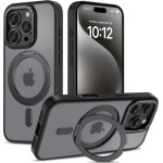 Tech-Protect Magring Case Iphone 16 Pro Matte Black Backcover - (TPMRIP16PMB)
