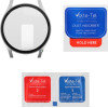 Volte-Tel Tempered Glass Samsung Watch 7 44mm 1.5'' 9H 0.30mm Pc Edge Cover With Key 3D Full Glue Full Cover SILVER
