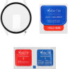 Volte-Tel Tempered Glass Samsung Watch Fe 40mm 1.2'' 9H 0.30mm Pc Edge Cover With Key 3D Full Glue Full Cover WHITE
