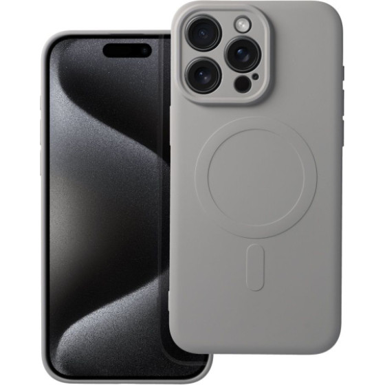 Is Tpu Silicone Mag Iphone 15 Pro Titanium Grey Backcover - (SILMAGIP15PTG)